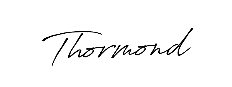 How to make Thormond name signature. Use Antro_Vectra_Bolder style for creating short signs online. This is the latest handwritten sign. Thormond signature style 7 images and pictures png