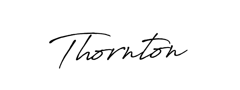 You should practise on your own different ways (Antro_Vectra_Bolder) to write your name (Thornton) in signature. don't let someone else do it for you. Thornton signature style 7 images and pictures png