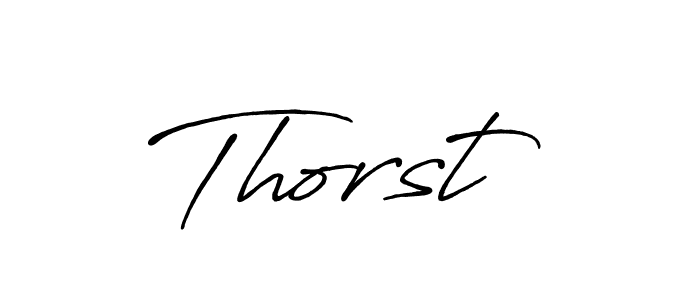 How to make Thorst  name signature. Use Antro_Vectra_Bolder style for creating short signs online. This is the latest handwritten sign. Thorst  signature style 7 images and pictures png