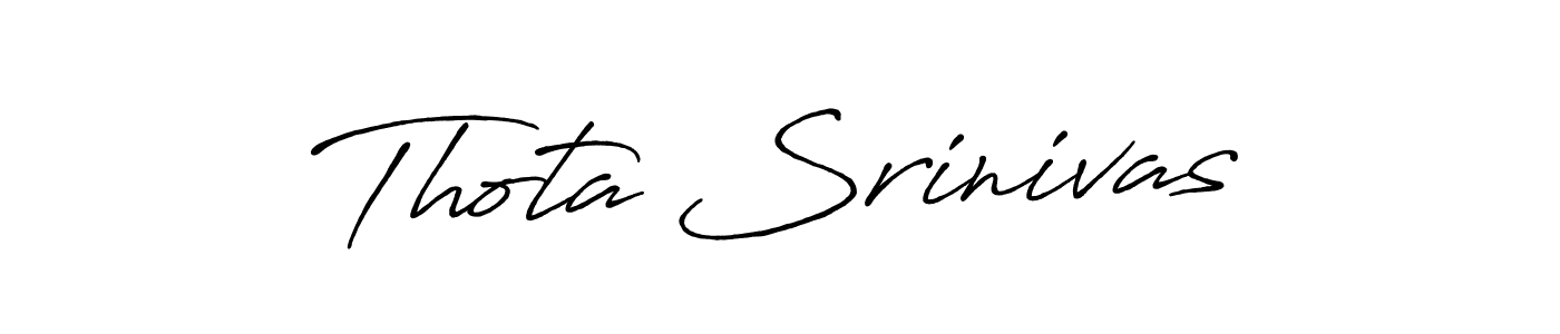 You can use this online signature creator to create a handwritten signature for the name Thota Srinivas. This is the best online autograph maker. Thota Srinivas signature style 7 images and pictures png