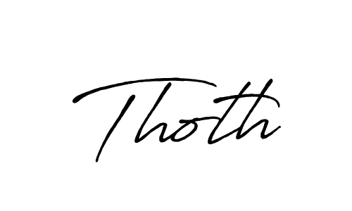How to make Thoth name signature. Use Antro_Vectra_Bolder style for creating short signs online. This is the latest handwritten sign. Thoth signature style 7 images and pictures png