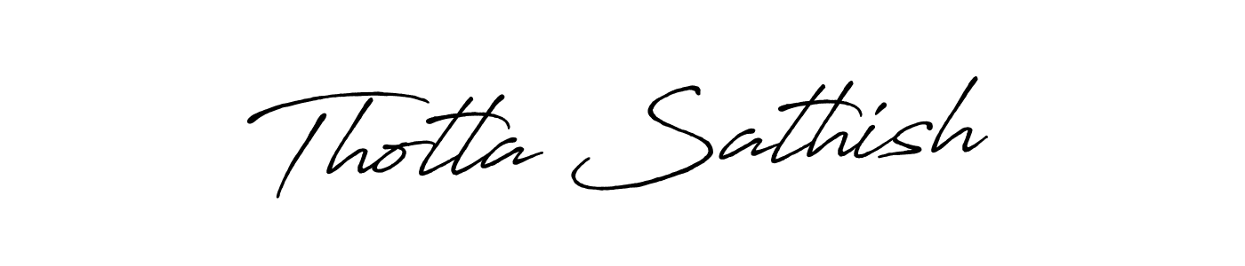 Once you've used our free online signature maker to create your best signature Antro_Vectra_Bolder style, it's time to enjoy all of the benefits that Thotla Sathish name signing documents. Thotla Sathish signature style 7 images and pictures png