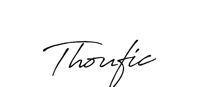 How to Draw Thoufic signature style? Antro_Vectra_Bolder is a latest design signature styles for name Thoufic. Thoufic signature style 7 images and pictures png