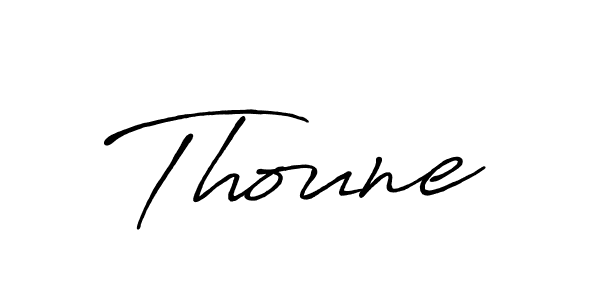 How to make Thoune name signature. Use Antro_Vectra_Bolder style for creating short signs online. This is the latest handwritten sign. Thoune signature style 7 images and pictures png
