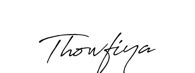 You should practise on your own different ways (Antro_Vectra_Bolder) to write your name (Thowfiya) in signature. don't let someone else do it for you. Thowfiya signature style 7 images and pictures png