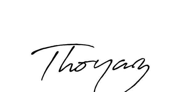 Make a beautiful signature design for name Thoyaz. Use this online signature maker to create a handwritten signature for free. Thoyaz signature style 7 images and pictures png