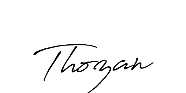 The best way (Antro_Vectra_Bolder) to make a short signature is to pick only two or three words in your name. The name Thozan include a total of six letters. For converting this name. Thozan signature style 7 images and pictures png