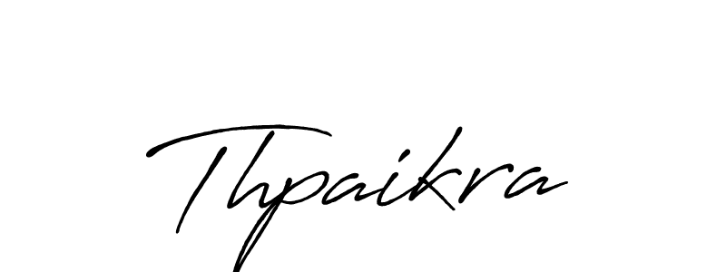 Design your own signature with our free online signature maker. With this signature software, you can create a handwritten (Antro_Vectra_Bolder) signature for name Thpaikra. Thpaikra signature style 7 images and pictures png