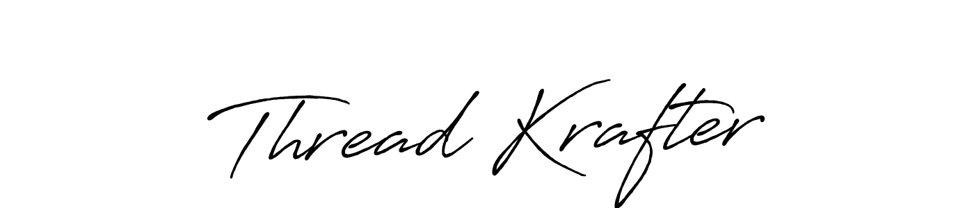 How to Draw Thread Krafter signature style? Antro_Vectra_Bolder is a latest design signature styles for name Thread Krafter. Thread Krafter signature style 7 images and pictures png