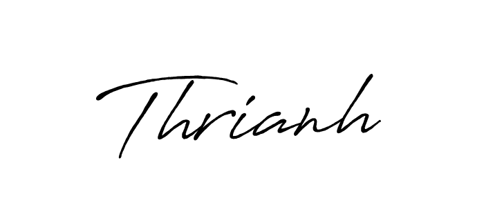 You should practise on your own different ways (Antro_Vectra_Bolder) to write your name (Thrianh) in signature. don't let someone else do it for you. Thrianh signature style 7 images and pictures png