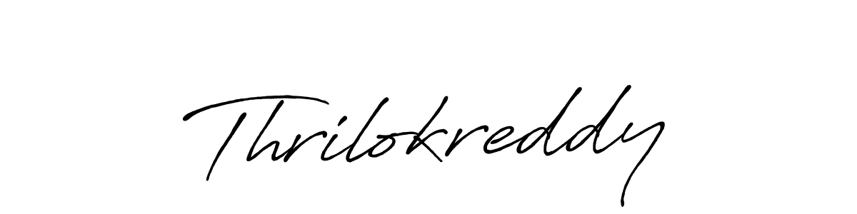 This is the best signature style for the Thrilokreddy name. Also you like these signature font (Antro_Vectra_Bolder). Mix name signature. Thrilokreddy signature style 7 images and pictures png