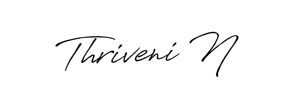See photos of Thriveni N official signature by Spectra . Check more albums & portfolios. Read reviews & check more about Antro_Vectra_Bolder font. Thriveni N signature style 7 images and pictures png