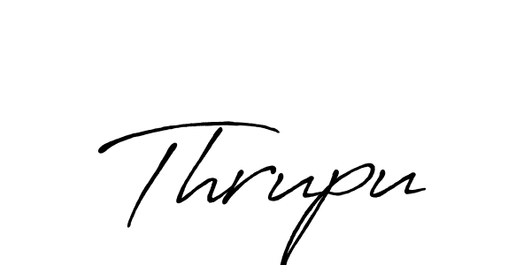 Once you've used our free online signature maker to create your best signature Antro_Vectra_Bolder style, it's time to enjoy all of the benefits that Thrupu name signing documents. Thrupu signature style 7 images and pictures png