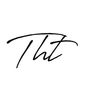 Make a beautiful signature design for name Tht. Use this online signature maker to create a handwritten signature for free. Tht signature style 7 images and pictures png