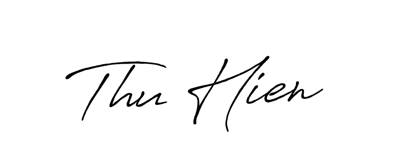 Also we have Thu Hien name is the best signature style. Create professional handwritten signature collection using Antro_Vectra_Bolder autograph style. Thu Hien signature style 7 images and pictures png