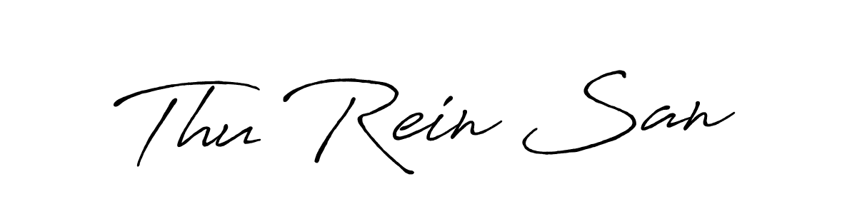 Once you've used our free online signature maker to create your best signature Antro_Vectra_Bolder style, it's time to enjoy all of the benefits that Thu Rein San name signing documents. Thu Rein San signature style 7 images and pictures png
