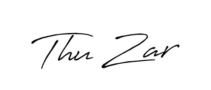Once you've used our free online signature maker to create your best signature Antro_Vectra_Bolder style, it's time to enjoy all of the benefits that Thu Zar name signing documents. Thu Zar signature style 7 images and pictures png