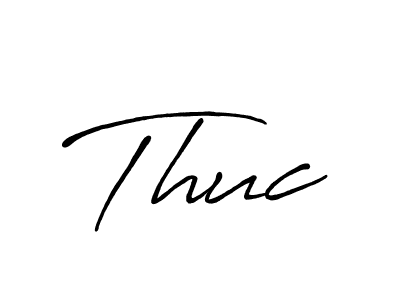 Use a signature maker to create a handwritten signature online. With this signature software, you can design (Antro_Vectra_Bolder) your own signature for name Thuc. Thuc signature style 7 images and pictures png