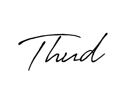 Thud stylish signature style. Best Handwritten Sign (Antro_Vectra_Bolder) for my name. Handwritten Signature Collection Ideas for my name Thud. Thud signature style 7 images and pictures png