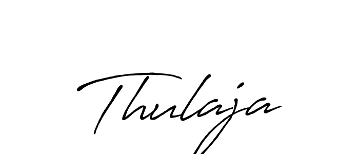 Thulaja stylish signature style. Best Handwritten Sign (Antro_Vectra_Bolder) for my name. Handwritten Signature Collection Ideas for my name Thulaja. Thulaja signature style 7 images and pictures png