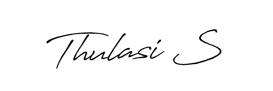 This is the best signature style for the Thulasi S name. Also you like these signature font (Antro_Vectra_Bolder). Mix name signature. Thulasi S signature style 7 images and pictures png