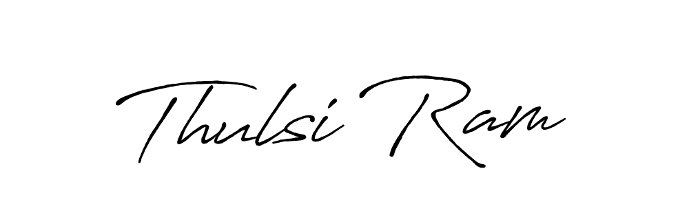 Design your own signature with our free online signature maker. With this signature software, you can create a handwritten (Antro_Vectra_Bolder) signature for name Thulsi Ram. Thulsi Ram signature style 7 images and pictures png