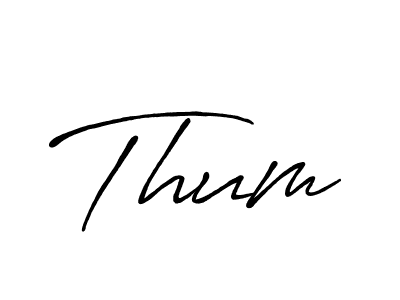 How to make Thum name signature. Use Antro_Vectra_Bolder style for creating short signs online. This is the latest handwritten sign. Thum signature style 7 images and pictures png