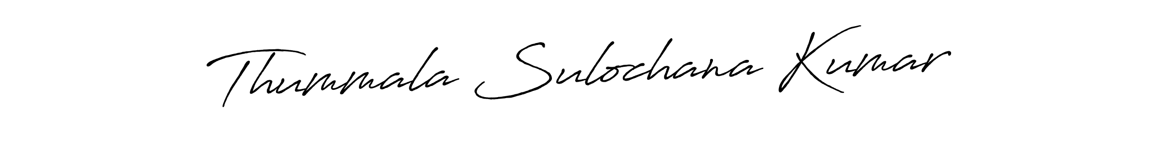 How to Draw Thummala Sulochana Kumar signature style? Antro_Vectra_Bolder is a latest design signature styles for name Thummala Sulochana Kumar. Thummala Sulochana Kumar signature style 7 images and pictures png