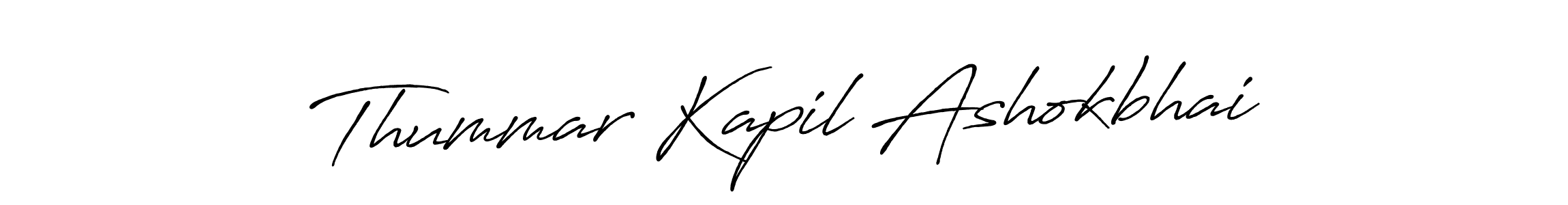 Also You can easily find your signature by using the search form. We will create Thummar Kapil Ashokbhai name handwritten signature images for you free of cost using Antro_Vectra_Bolder sign style. Thummar Kapil Ashokbhai signature style 7 images and pictures png