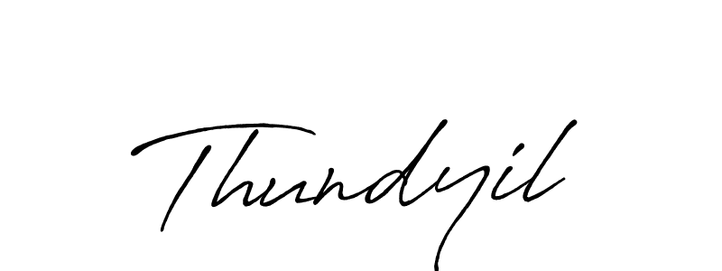 Also we have Thundyil name is the best signature style. Create professional handwritten signature collection using Antro_Vectra_Bolder autograph style. Thundyil signature style 7 images and pictures png