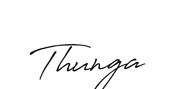 Also we have Thunga name is the best signature style. Create professional handwritten signature collection using Antro_Vectra_Bolder autograph style. Thunga signature style 7 images and pictures png