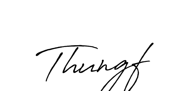 It looks lik you need a new signature style for name Thungf. Design unique handwritten (Antro_Vectra_Bolder) signature with our free signature maker in just a few clicks. Thungf signature style 7 images and pictures png
