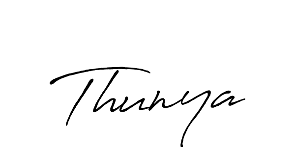 Also You can easily find your signature by using the search form. We will create Thunya name handwritten signature images for you free of cost using Antro_Vectra_Bolder sign style. Thunya signature style 7 images and pictures png