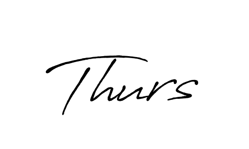 Similarly Antro_Vectra_Bolder is the best handwritten signature design. Signature creator online .You can use it as an online autograph creator for name Thurs. Thurs signature style 7 images and pictures png