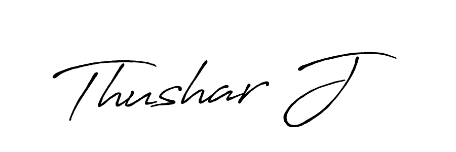 if you are searching for the best signature style for your name Thushar J. so please give up your signature search. here we have designed multiple signature styles  using Antro_Vectra_Bolder. Thushar J signature style 7 images and pictures png