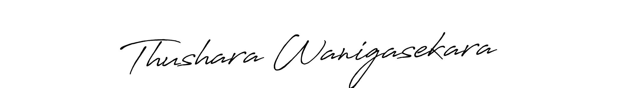 How to make Thushara Wanigasekara signature? Antro_Vectra_Bolder is a professional autograph style. Create handwritten signature for Thushara Wanigasekara name. Thushara Wanigasekara signature style 7 images and pictures png