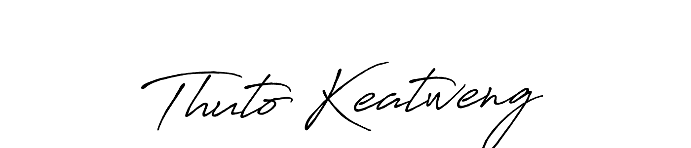 Use a signature maker to create a handwritten signature online. With this signature software, you can design (Antro_Vectra_Bolder) your own signature for name Thuto Keatweng. Thuto Keatweng signature style 7 images and pictures png