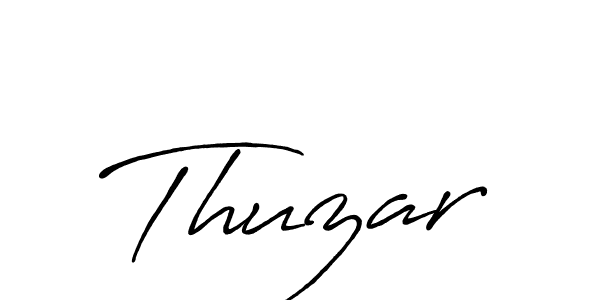 Similarly Antro_Vectra_Bolder is the best handwritten signature design. Signature creator online .You can use it as an online autograph creator for name Thuzar. Thuzar signature style 7 images and pictures png