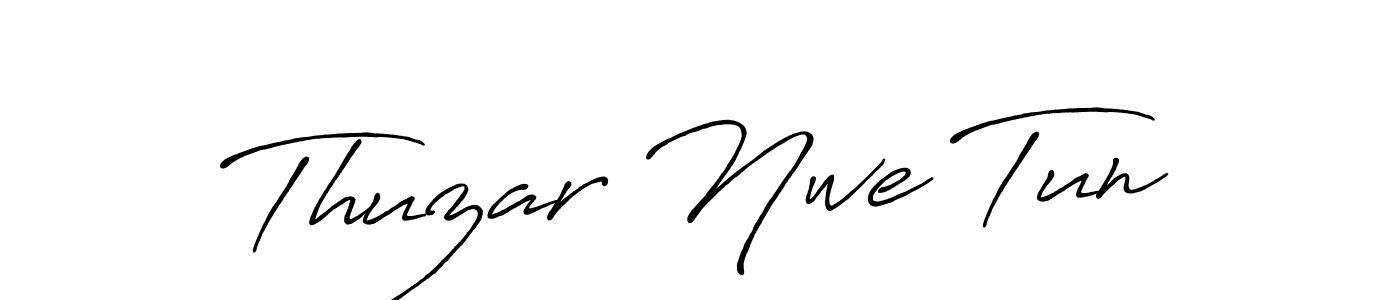 This is the best signature style for the Thuzar Nwe Tun name. Also you like these signature font (Antro_Vectra_Bolder). Mix name signature. Thuzar Nwe Tun signature style 7 images and pictures png