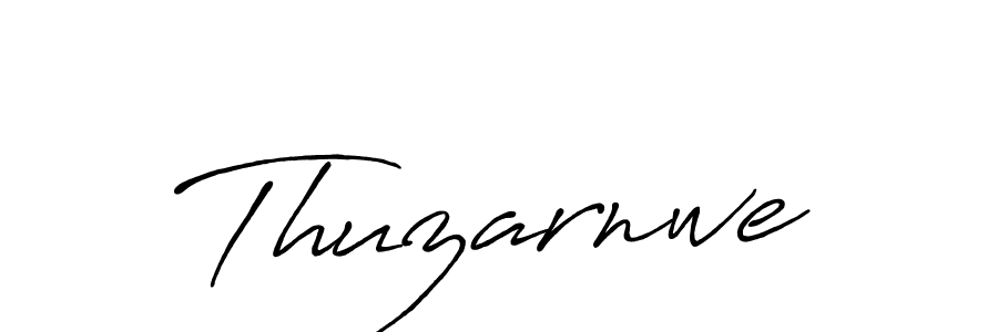 Also we have Thuzarnwe name is the best signature style. Create professional handwritten signature collection using Antro_Vectra_Bolder autograph style. Thuzarnwe signature style 7 images and pictures png