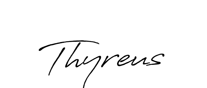 Use a signature maker to create a handwritten signature online. With this signature software, you can design (Antro_Vectra_Bolder) your own signature for name Thyreus. Thyreus signature style 7 images and pictures png