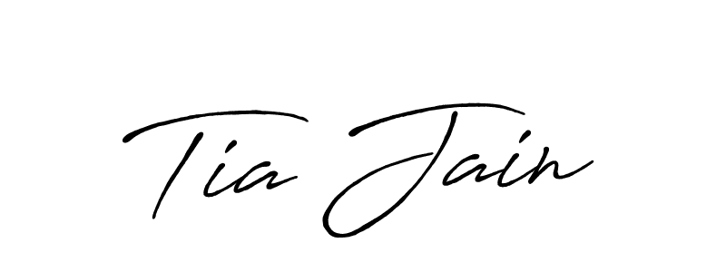 The best way (Antro_Vectra_Bolder) to make a short signature is to pick only two or three words in your name. The name Tia Jain include a total of six letters. For converting this name. Tia Jain signature style 7 images and pictures png