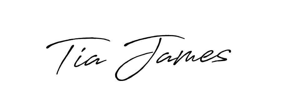 Use a signature maker to create a handwritten signature online. With this signature software, you can design (Antro_Vectra_Bolder) your own signature for name Tia James. Tia James signature style 7 images and pictures png