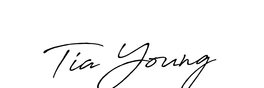 Design your own signature with our free online signature maker. With this signature software, you can create a handwritten (Antro_Vectra_Bolder) signature for name Tia Young. Tia Young signature style 7 images and pictures png