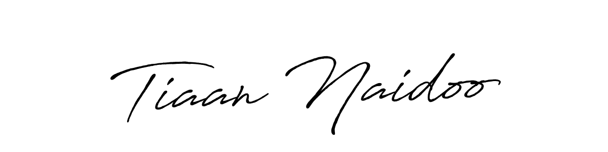 Make a beautiful signature design for name Tiaan Naidoo. Use this online signature maker to create a handwritten signature for free. Tiaan Naidoo signature style 7 images and pictures png