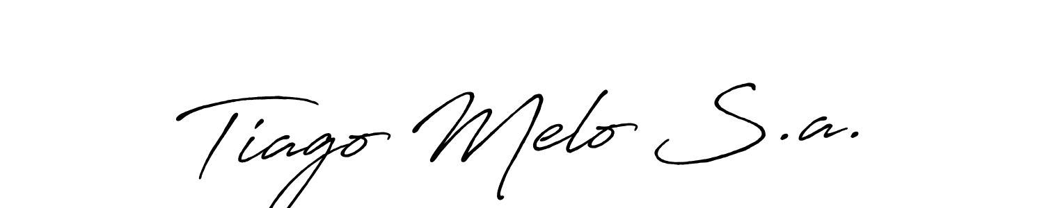 Make a short Tiago Melo S.a. signature style. Manage your documents anywhere anytime using Antro_Vectra_Bolder. Create and add eSignatures, submit forms, share and send files easily. Tiago Melo S.a. signature style 7 images and pictures png