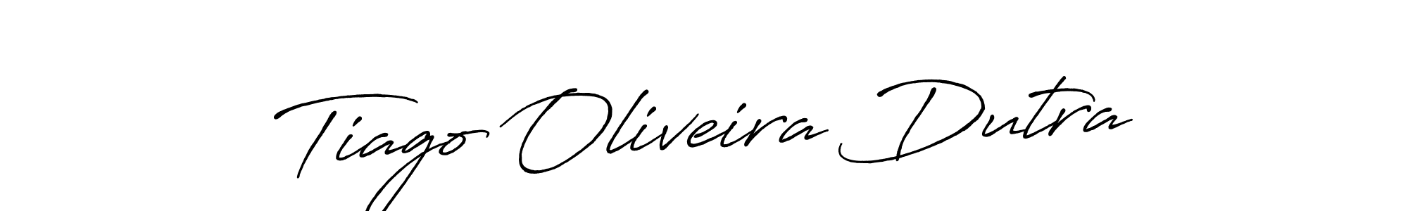 Design your own signature with our free online signature maker. With this signature software, you can create a handwritten (Antro_Vectra_Bolder) signature for name Tiago Oliveira Dutra. Tiago Oliveira Dutra signature style 7 images and pictures png