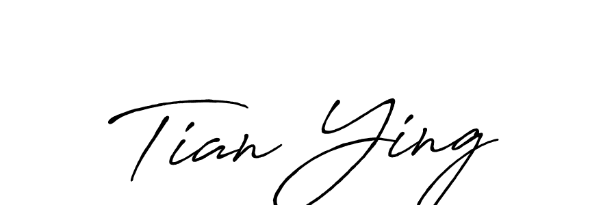 This is the best signature style for the Tian Ying name. Also you like these signature font (Antro_Vectra_Bolder). Mix name signature. Tian Ying signature style 7 images and pictures png