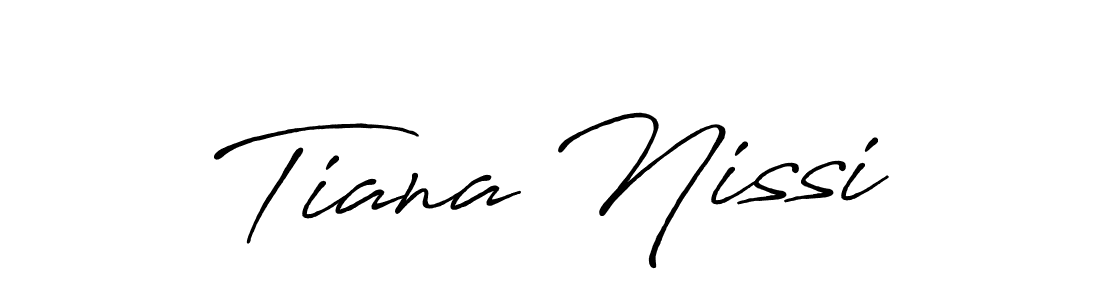 Once you've used our free online signature maker to create your best signature Antro_Vectra_Bolder style, it's time to enjoy all of the benefits that Tiana Nissi name signing documents. Tiana Nissi signature style 7 images and pictures png