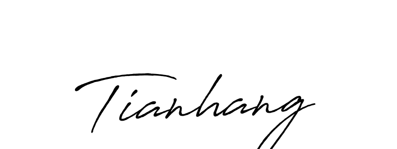 Make a beautiful signature design for name Tianhang. Use this online signature maker to create a handwritten signature for free. Tianhang signature style 7 images and pictures png